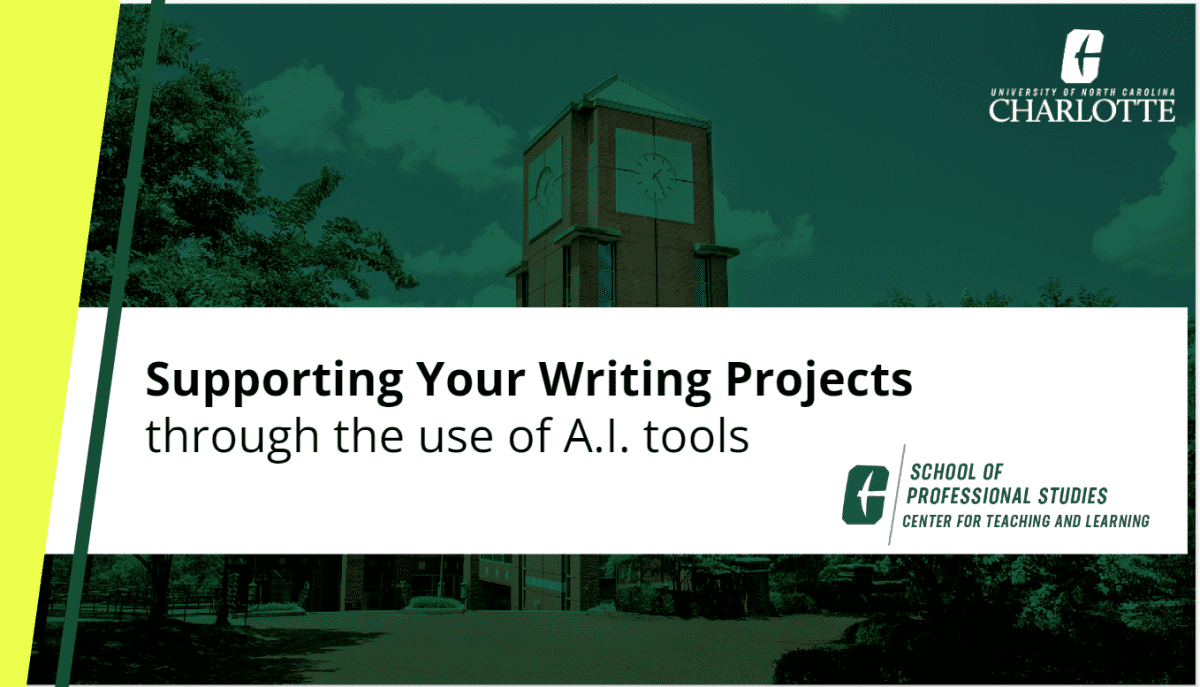 This is a downloadable slidedeck for sharing information with students about how to Support their Writing Projects through the use of A.I. tools.