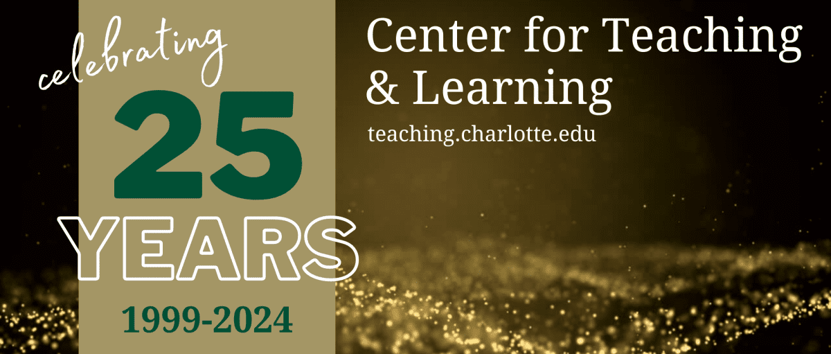 Celebrating 25 years 1999-2024 Center for Teaching and Learning