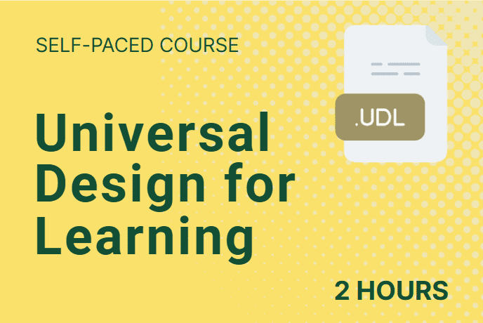 Universal Design for Learning Banner