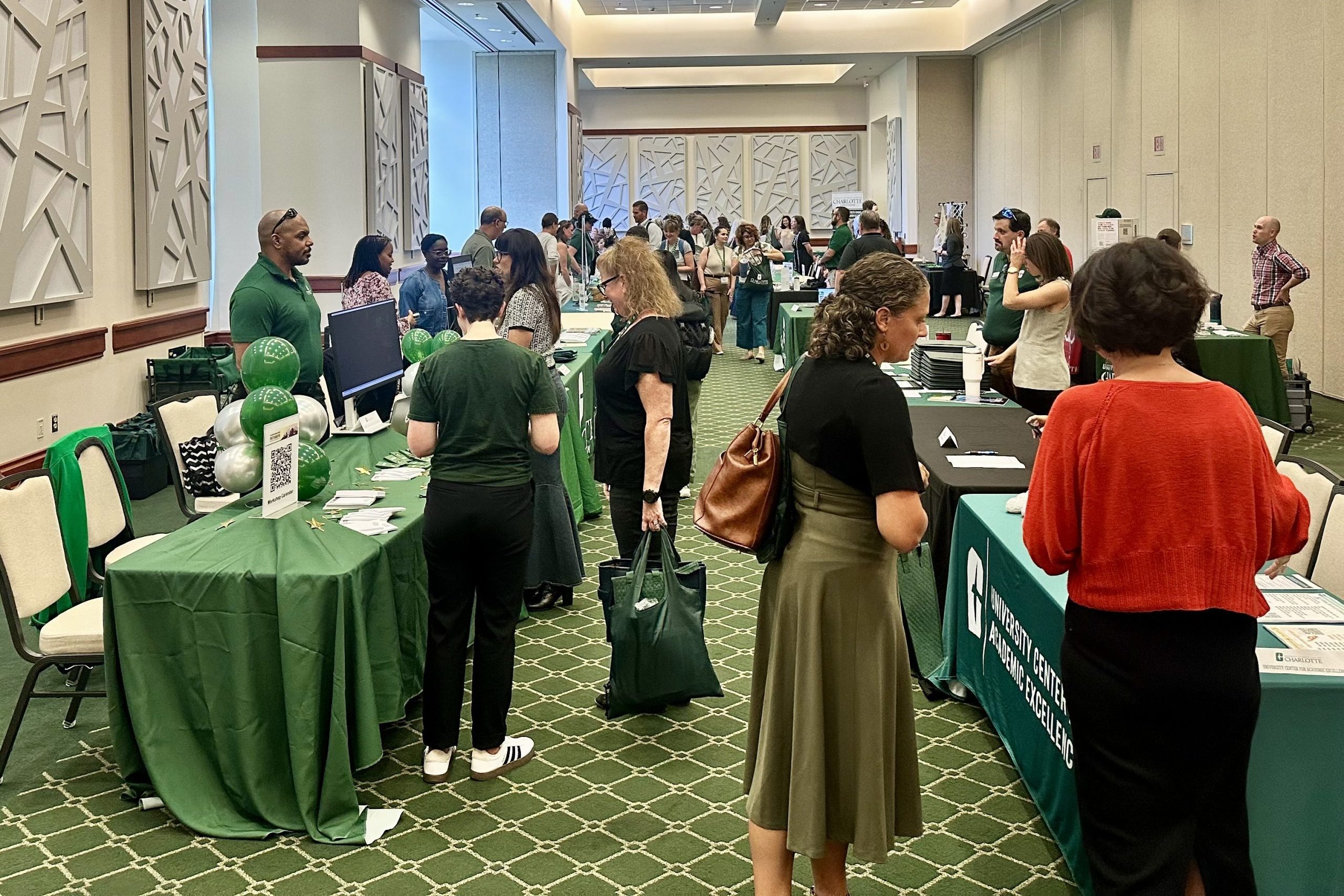 faculty and staff gathering at new faculty orientation in 2026