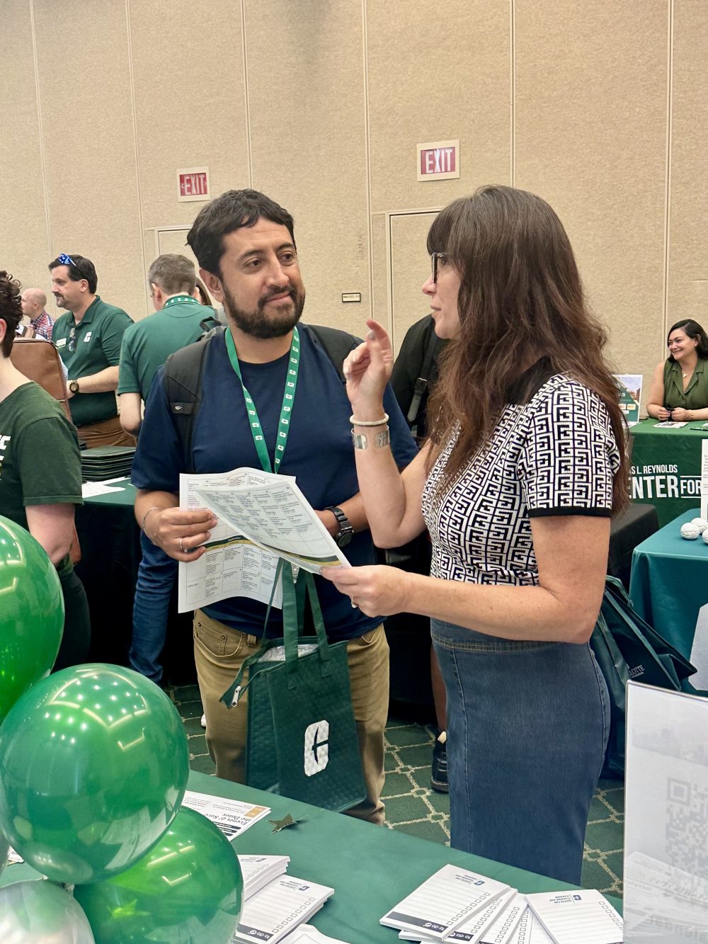 faculty and staff gathering at new faculty orientation in 2026